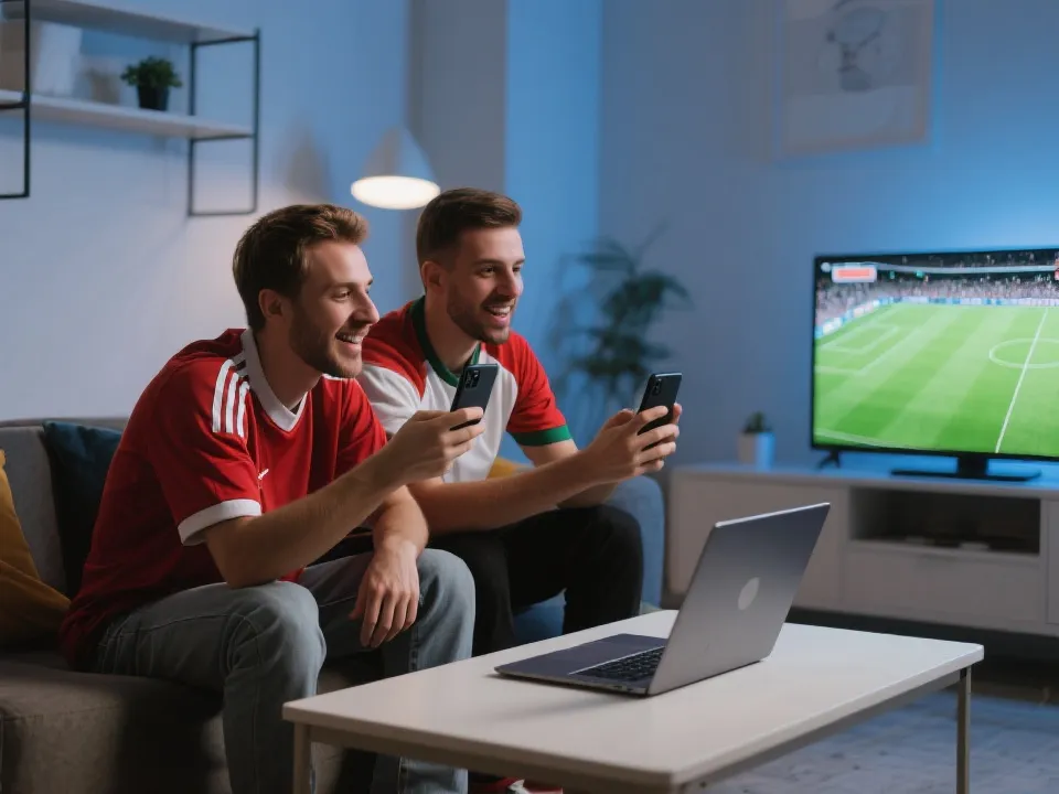 多设备观看足球直播示意图